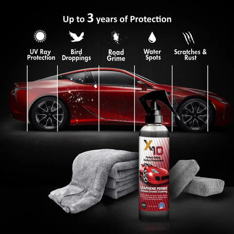 10x More Powerful Car Coating Spray | Buy 1 Get 2 Free (Pack Of 3)