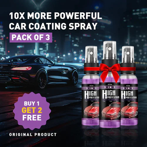 10x More Powerful Car Coating Spray | Buy 1 Get 2 Free (Pack Of 3)