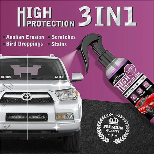 10x More Powerful Car Coating Spray | Buy 1 Get 2 Free (Pack Of 3)