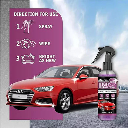 10x More Powerful Car Coating Spray | Buy 1 Get 2 Free (Pack Of 3)